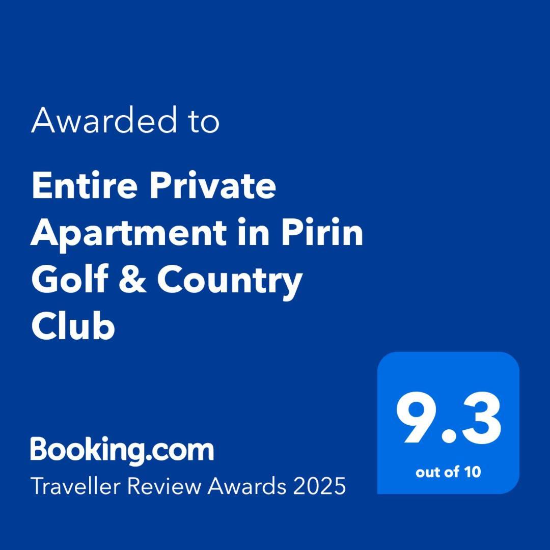 Entire Private Apartment In Pirin Golf & Country Club Bansko Exteriör bild